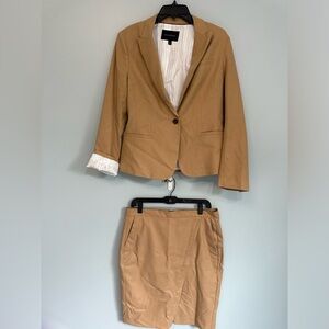 2 piece suite with skirt.